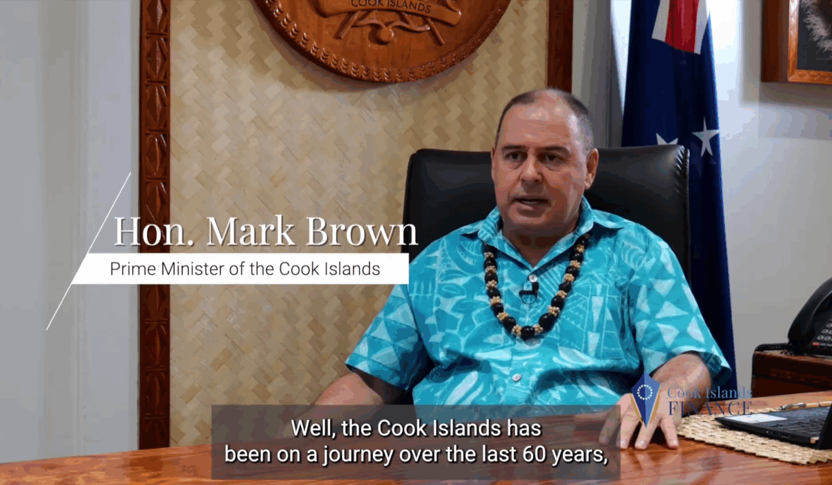 PM of the Cook Islands, Mark Brown